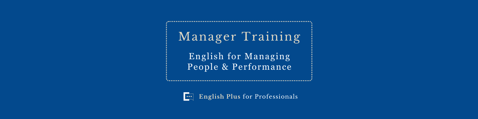 Website Manager Training