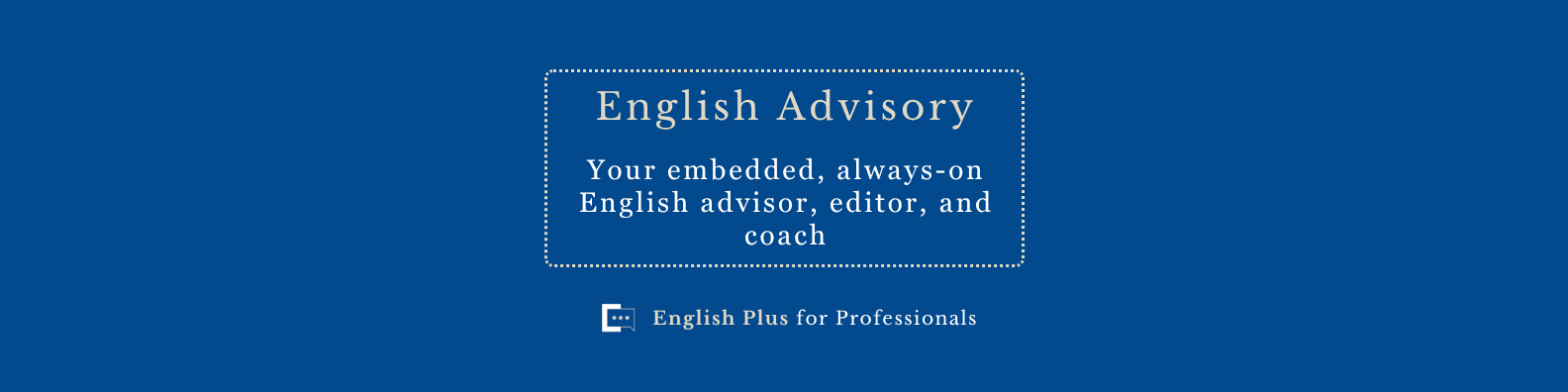 Website Blog English Advisory