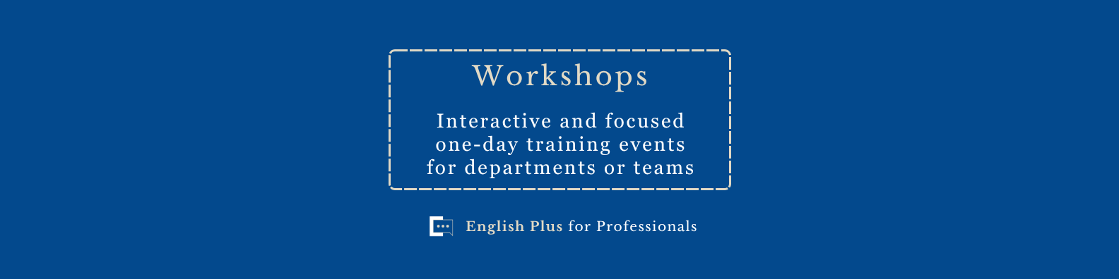 Website Blog Workshops